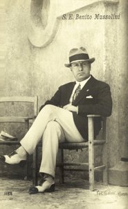 Benito Mussolini da Italian Photographer